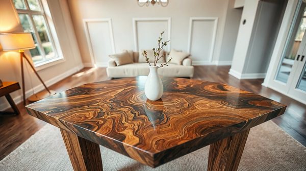 Transformez votre intérieur avec une table bois époxy unique